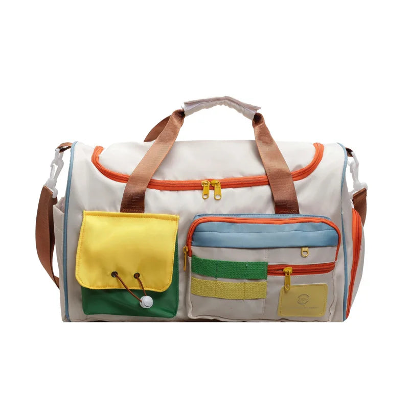 Dopamine Casual Travel Bag Women Lightweight Gym Yoga Swim Fitness Duffel