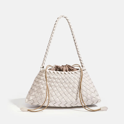 End Handbag Messenger Bag Large Inner Pocket Popular Pure Hand Woven Bag Women Tote Shoulder