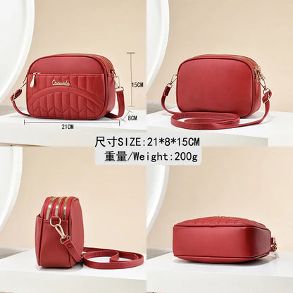 Fashionable Versatile Single-Shoulder Crossbody Bag Large Capacity Women