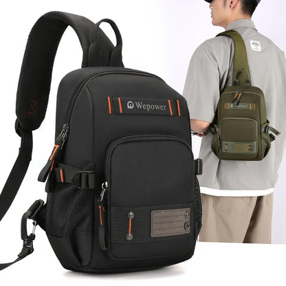 Large Capacity Daily Travel Hand Lading Shoulder Strap Nylon Waterproof Functional Practical Chest