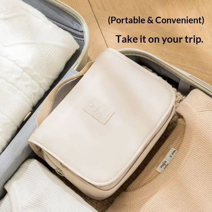 Portable Hook Toilet Bag Multi Functional Travel Waterproof Wear Resistant Layer Storage Large