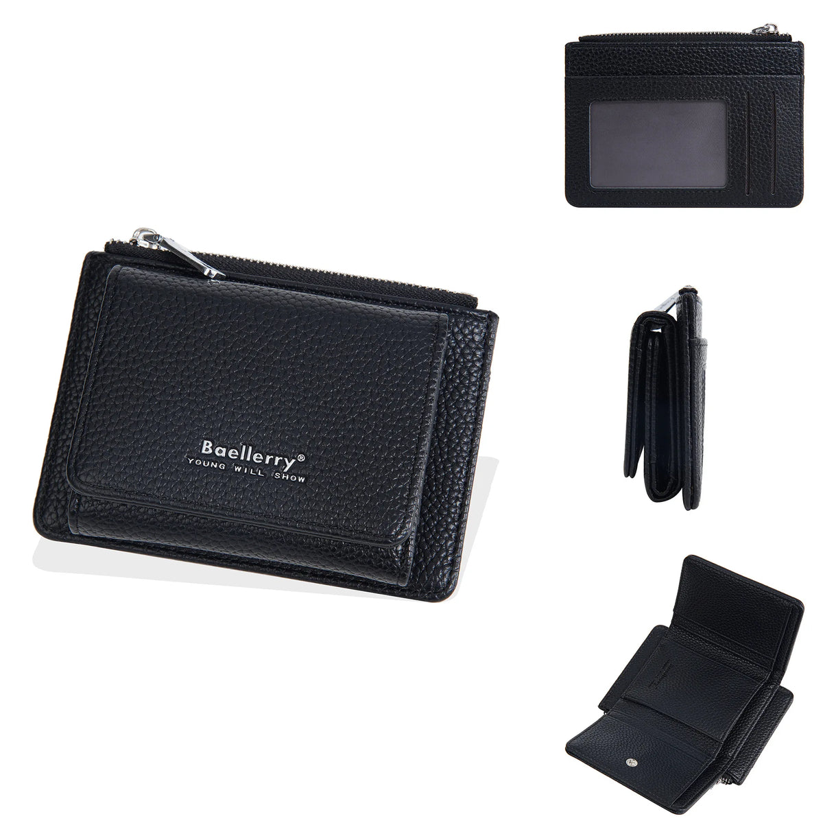 Three-Fold Buckle Women S Multi-Functional Multi-Slot