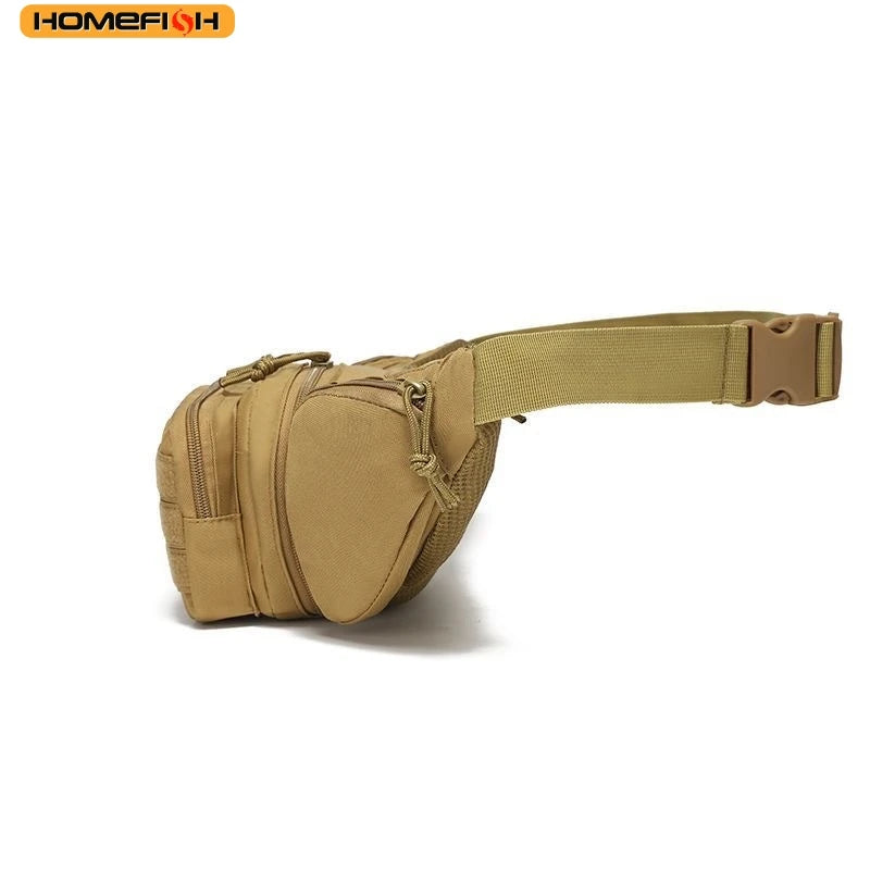 Homefish Tactical Waist Pack Outdoor Hiking Bag Sports Functional Cycling Bum Multi-Functional Tool
