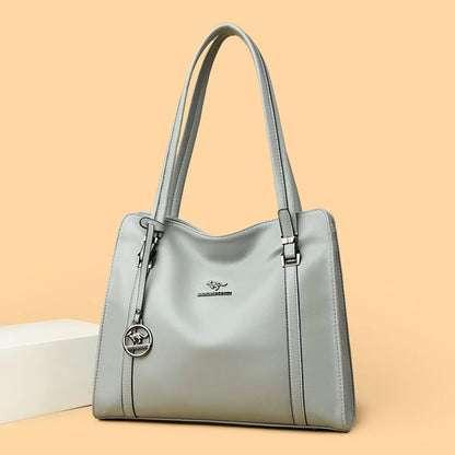 Luxury Leather Handbag for Women – Large Shoulder & Crossbody Tote