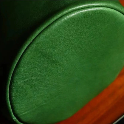 Pashewar Japanese Style Green Leather Bucket Bag Women S Summer Handbag Texture Cowhide Single