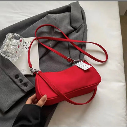 Crossbody Shoulder Bag – Minimalist Underarm Purse with Adjustable Strap