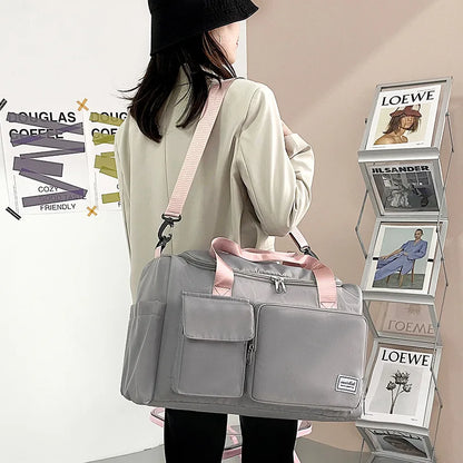 Weekender Duffel Bag for Women – Waterproof Foldable Gym Travel Bag