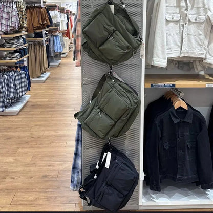 Men's Large Capacity Crossbody Messenger Bag with Laptop Pocket