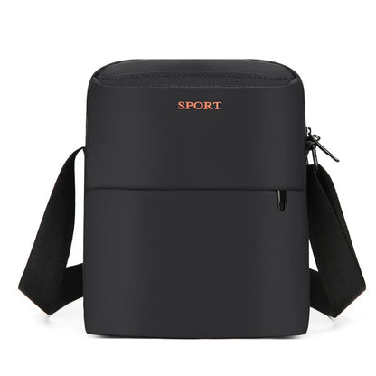 Men S Large-Capacity Single-Shoulder Bag Casual Sports Crossbody Bag Multi-Compartment Commuter