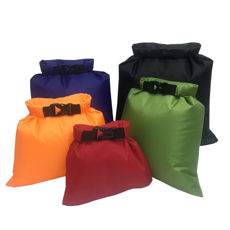 Homefish 5pcs Waterproof Dry Bag Camping Drifting Hiking Swimming Rafting Kayaking River Trekking