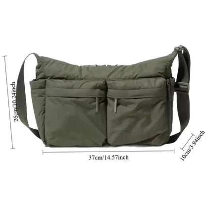 Casual Multi-Pocket Messenger Bags Women Nylon Shoulder Bag Ladies Large Handbags Female Travel