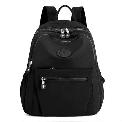 Multi-Pocket Nylon Tote Bag Lightweight Nylon Backpack Women - Waterproof