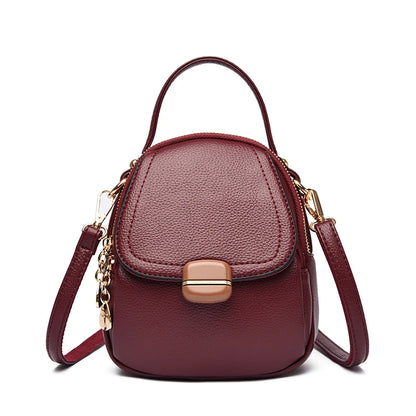 Mini PU Leather Crossbody Bag for Women