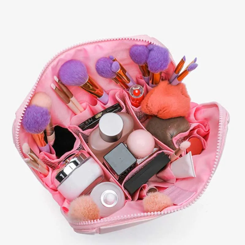1pcs Striped Pvc Storage Bag Large Capacity Outdoor Travel Toiletries Organizer Pouch Portable