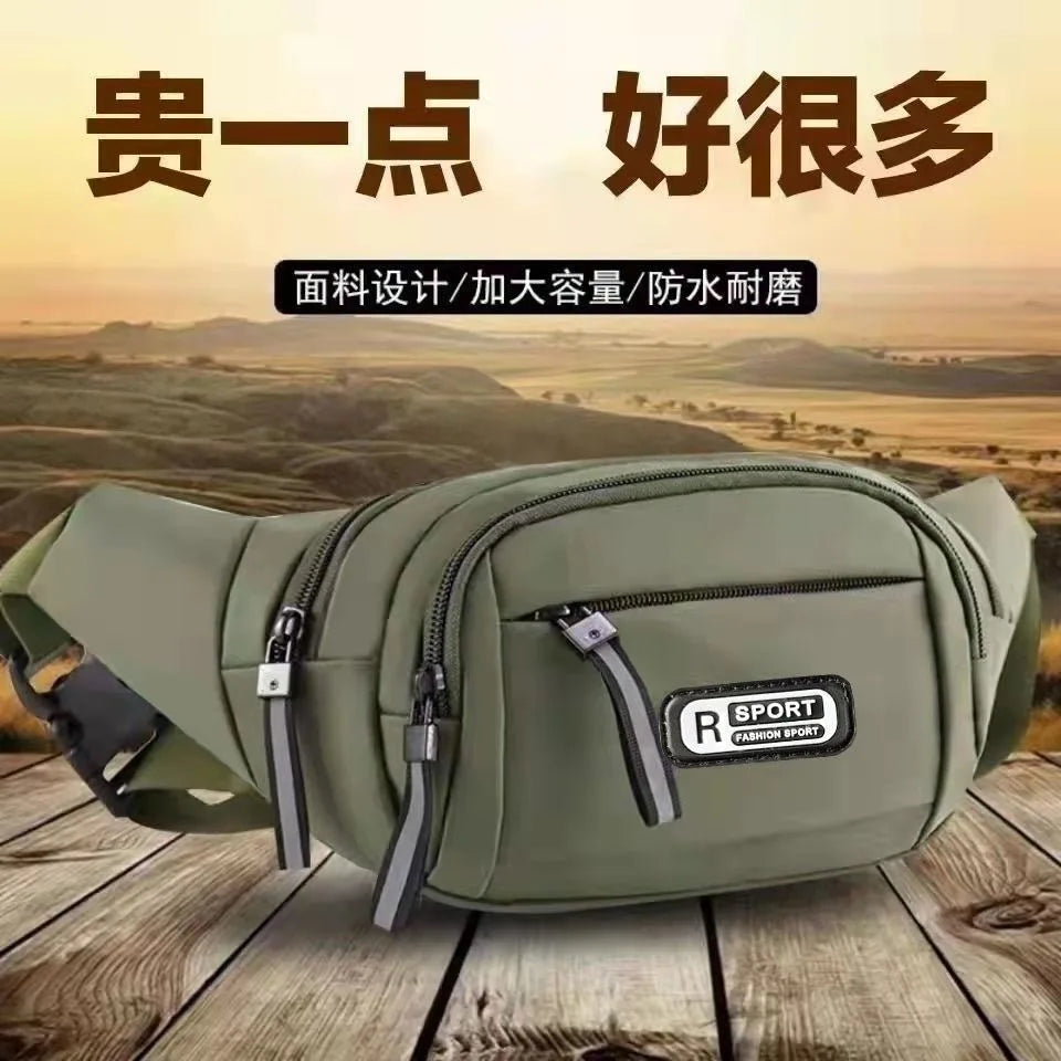 Multifunctional Outdoor Waist Bag Men Women Running Large Capacity Thickened Wear-Resistant
