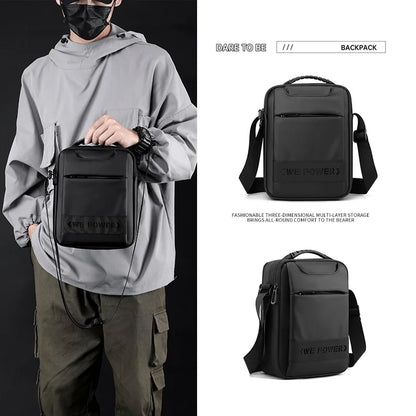 Large Capacity Sloping Across Men S Leisure Business Travel Hand Waterproof Shoulder Bag