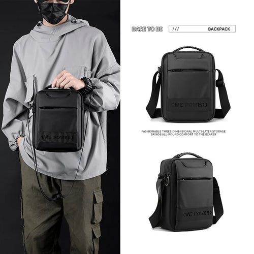Large Capacity Sloping Across Men S Leisure Business Travel Hand Waterproof Shoulder Bag