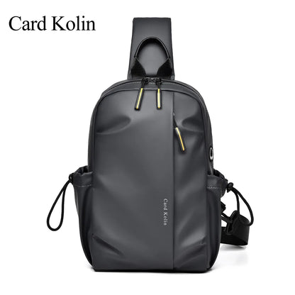 Men S Chest Bag Casual Shoulder Outdoor Sports Large Capacity Backpack Waterproof Crossbody
