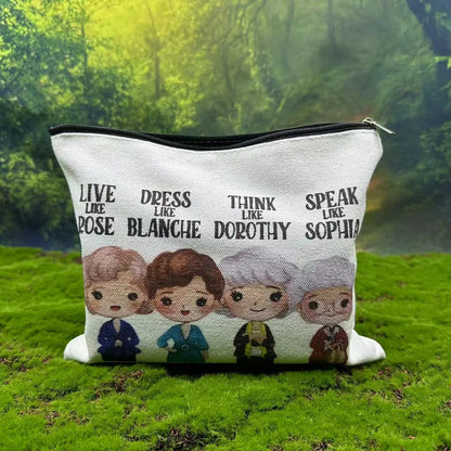 Cute Cartoon Makeup Bag Zipper Clutches Coin Purse Phone Cosmetic Bag Stationery Bag