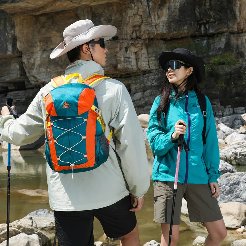 Waterproof Nylon Cloth Outdoor Riding Cross-Country Mountaineering Backpack Lightweight Large