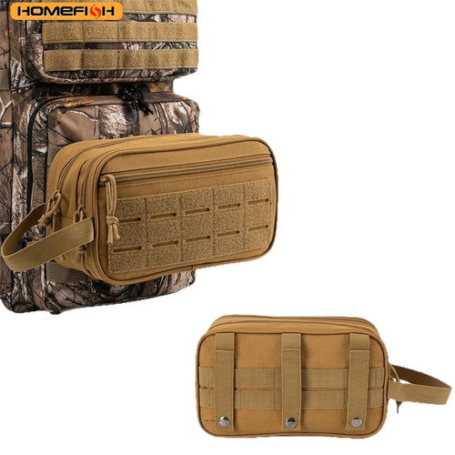 Homefish Tactical Toiletry Bag Men Molle Pouch Small Dopp Kit Hygiene Shaving
