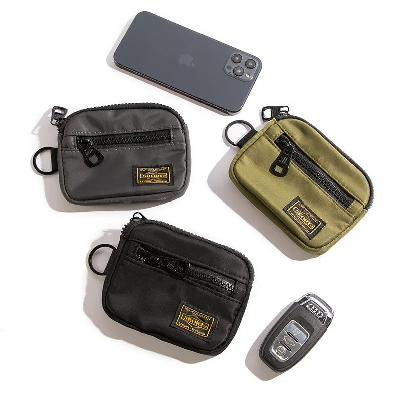 Fashionable Oxford Cloth Coin Purse Men Women Carry Card Bag Leisure Multi-Function Headphone