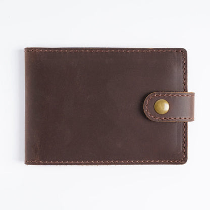 Crazy Horse Leather Vintage Driver S License Holster Men Women Motor Vehicle Documents Premium