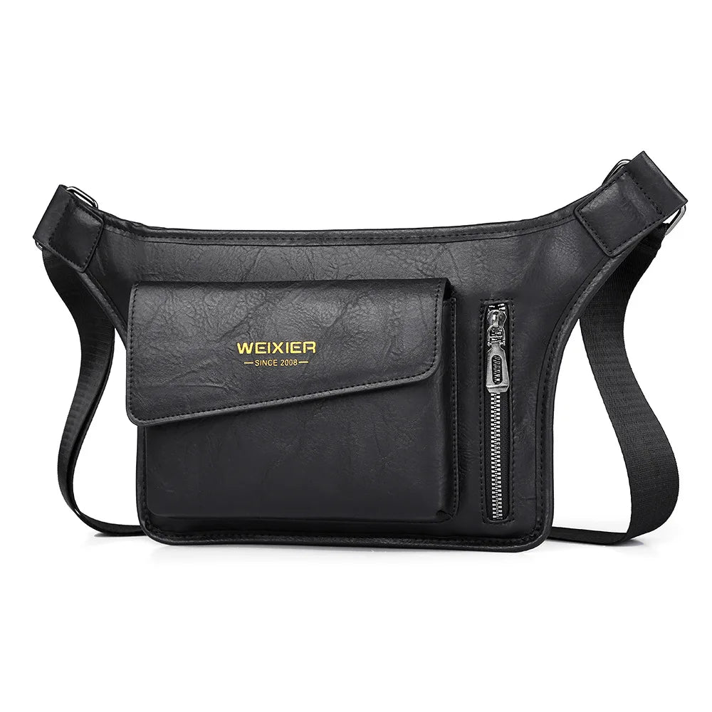 Men S Chest Bag Waterproof Large Capacity Cross-Body Shoulder Mobile Phone Storage Sports Small Body