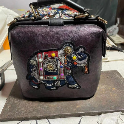 Fashionable Retro Embroidered Shoulder Bag Artistic Chinese Style Large Capacity Women S Crossbody