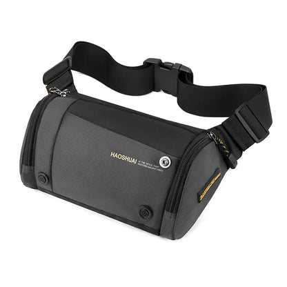 Men S Chest Bag Large Capacity Crossbody Function Waist Korean Version Shoulder Across Movement