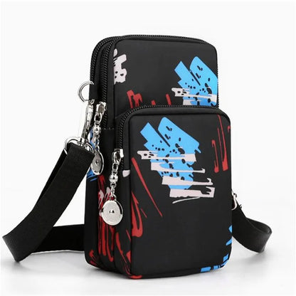 Multi-Pocket Crossbody Phone Bag – Lightweight Sling Purse with Adjustable Strap
