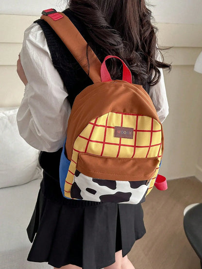 Fashionable Casual Women S Backpack Cute Cow Print Soft Durable Fabric Suitable Daily Use - Soft