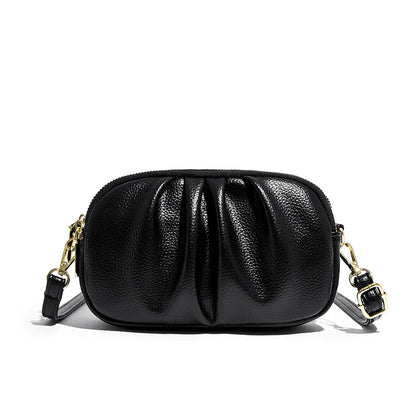 Women's Crossbody Bag – 3-Layer Soft PU Leather Shoulder Bag