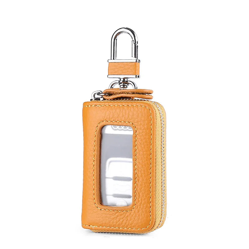 Genuine Leather Universal Car Key Case Window Key Case