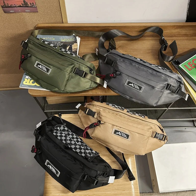 This Large-Capacity Men S Single-Shoulder Daily Cycling Casual Sports Crossbody Backpack Is Simple