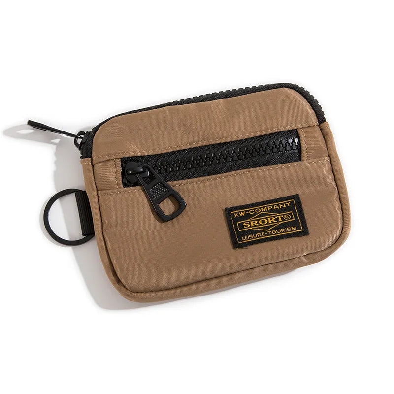 Fashionable Oxford Cloth Coin Purse Men Women Carry Card Bag Leisure Multi-Function Headphone