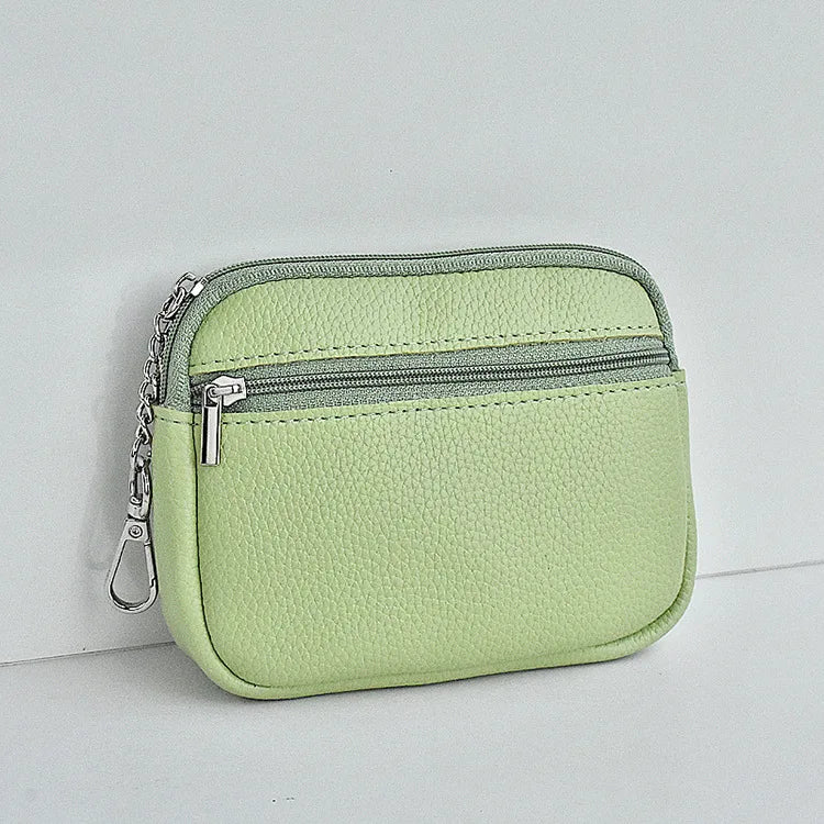 Men S Women Multi-Functional Zipper Coin Purse Lipstick