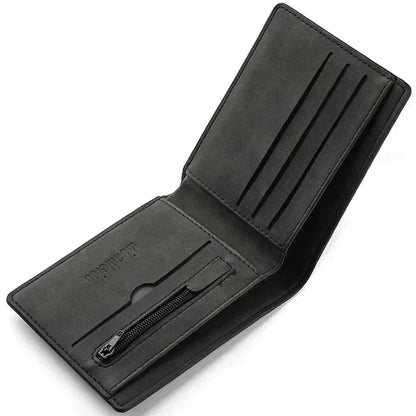 Men S Leather Money Clips Wallet Multifunctional Thin Man Card Purses Women Metal Clamp Cash Holder