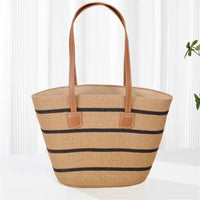 Khaki Black Stripe