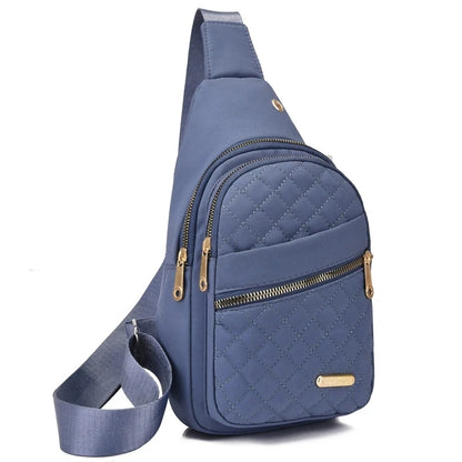 Quilted Crossbody Sling Bag – Lightweight Women's Chest Bag