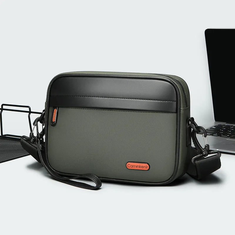 Large Capacity Crossbody Bag Men Spring Simple Casual Business Outdoor Travel Portable Handheld