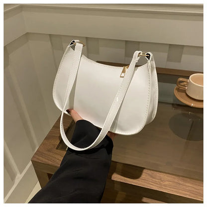 PU Leather Underarm Bag for Women – Minimalist Shoulder Tote