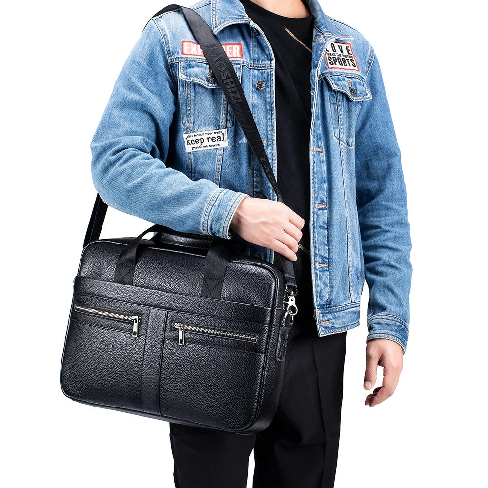 15 Inch Computer File Bag Selling Men S Bags Leather Handbags