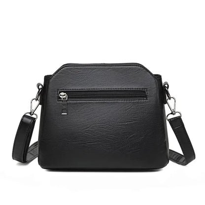 Crossbody Bag for Women – Synthetic Leather Square Shoulder Bag