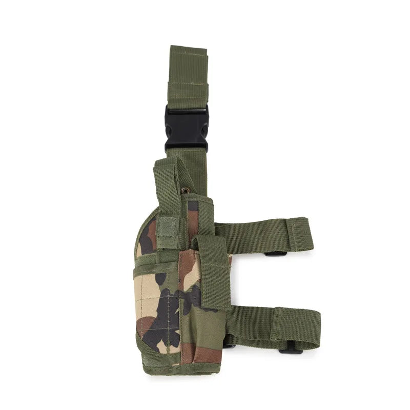 Tactical Holster Outdoor Multi-Function Quick Draw Invisible Waist Hang Universal Gaiters Oxford