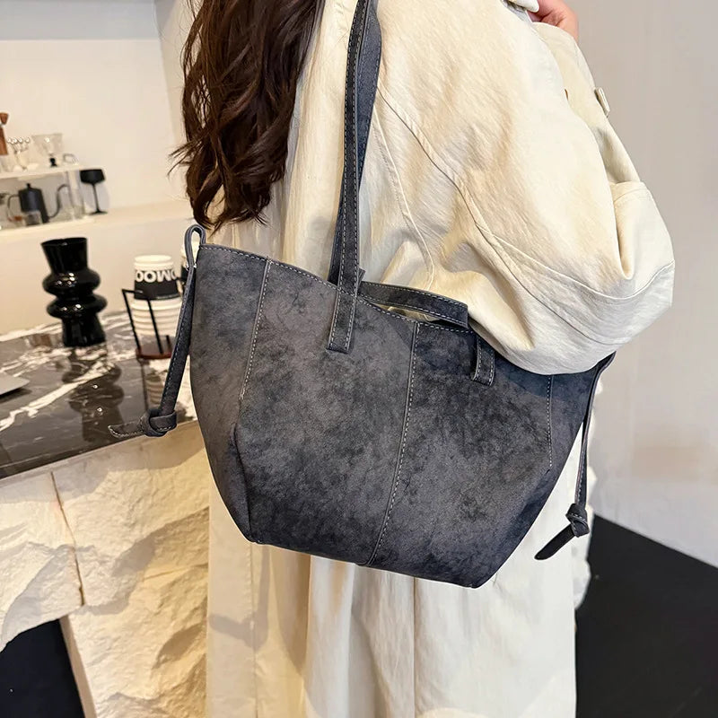 Luxury Designer Crossbody Tote Small Pu Leather Shoulder Bag Women Female Brand Retro Handbags