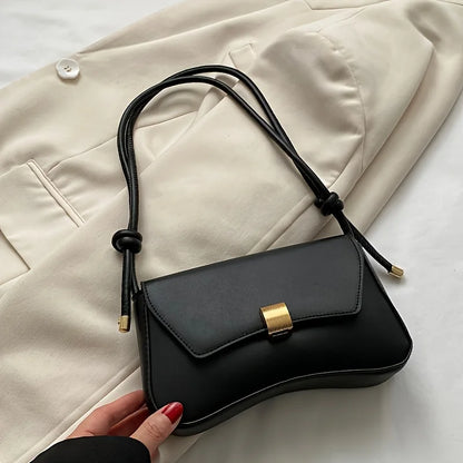Vegan Leather Crossbody Bag – Lightweight Flap Purse for Office & Daily Use