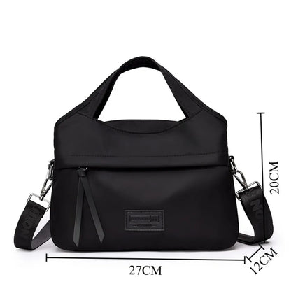 Women's Crossbody Shoulder Bag – Casual Oxford Cloth Handbag