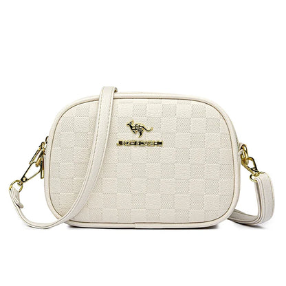 Women's Crossbody Bag – Multi-Pocket PU Leather Shoulder Handbag