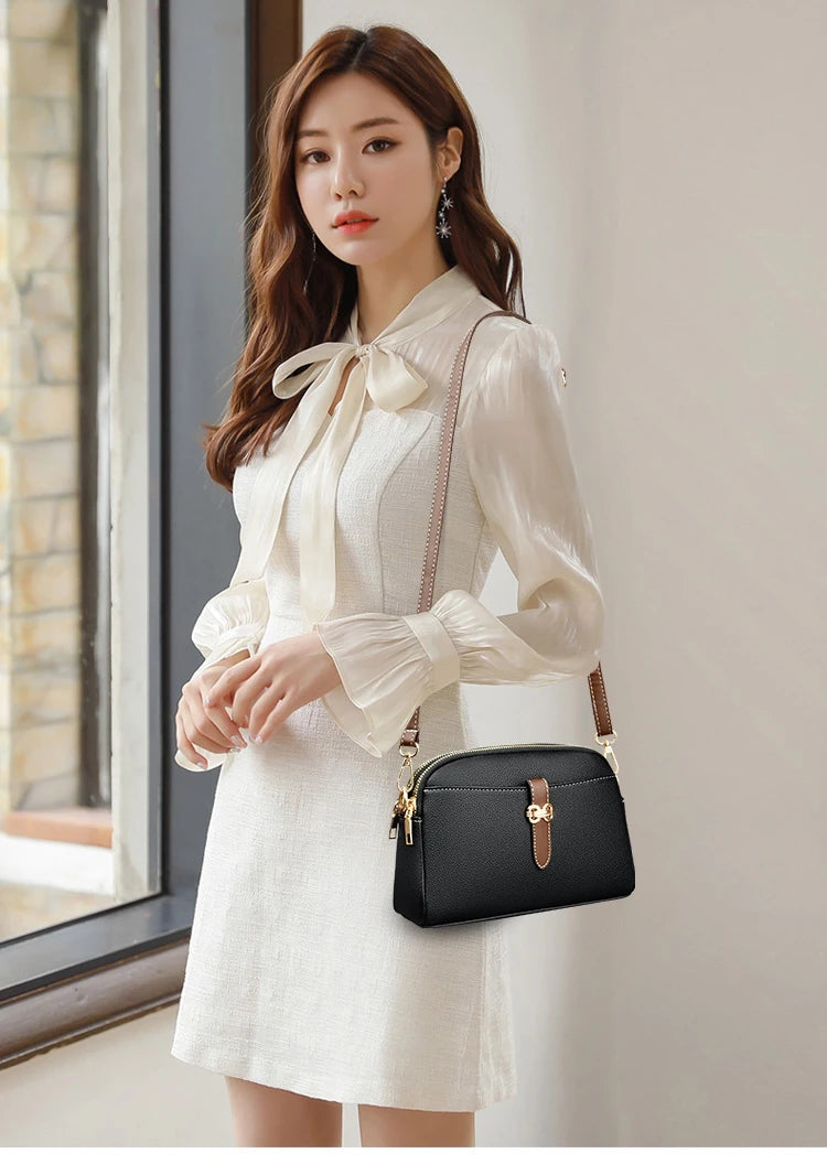 Crossbody Shoulder Bag for Women – Luxury PU Leather Designer Handbag